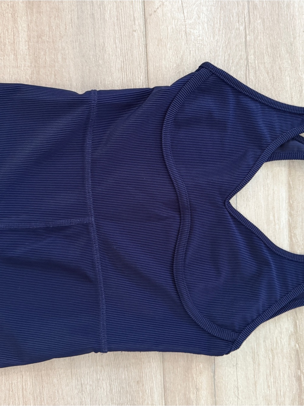 Beach Riot Navy Blue Ribbed Jumpsuit - Picture 4 of 7